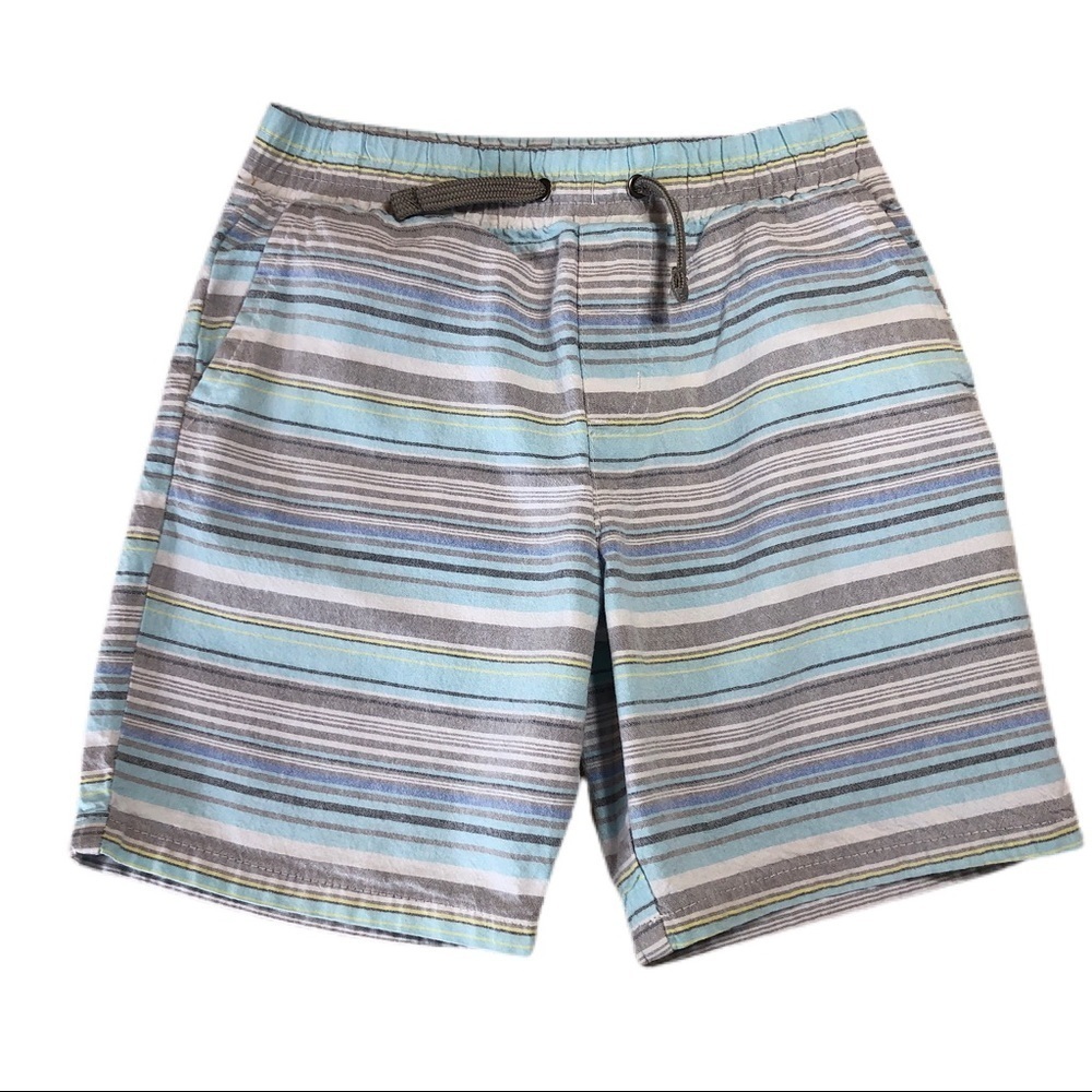 U.S. Polo Assn. Boy’s Striped Surf Pull-On Shorts